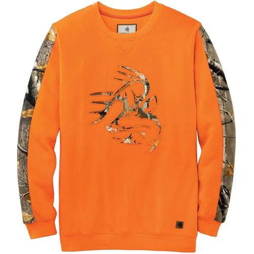 Legendary Whitetails Men's Outfitter Crew Neck Fleece Sweatshirt