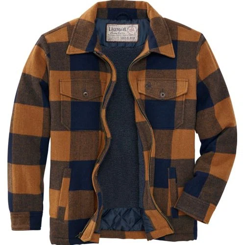 Legendary Whitetails Men's Tough As Buck Outdoorsman Berber Lined Wool Jacket