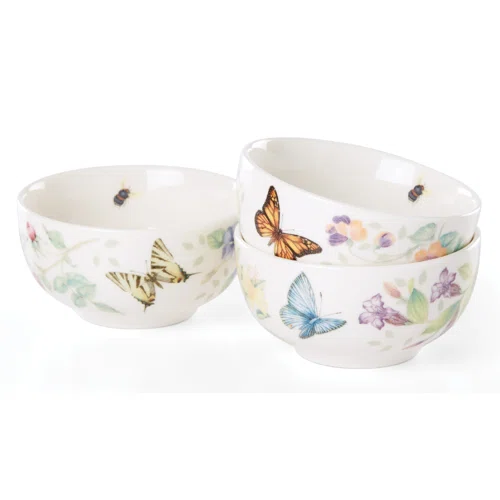 Lenox Butterfly Meadow Kitchen 3-Piece Mini Bowl Set