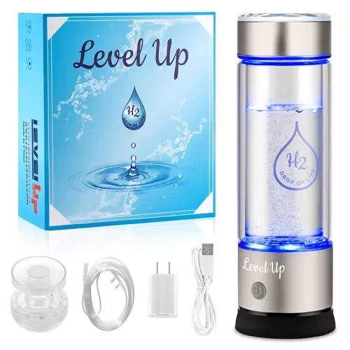 Level Up Way Water Bottle with Hydrogen Generator 