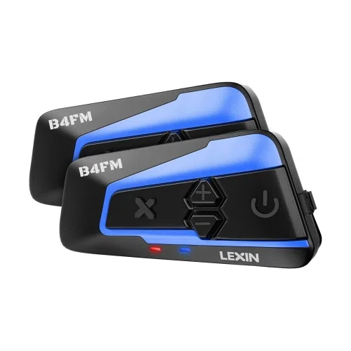 Lexin LX-B4FM 4 Way BT Interphone Bluetooth Motorcycle Helmet Intercom