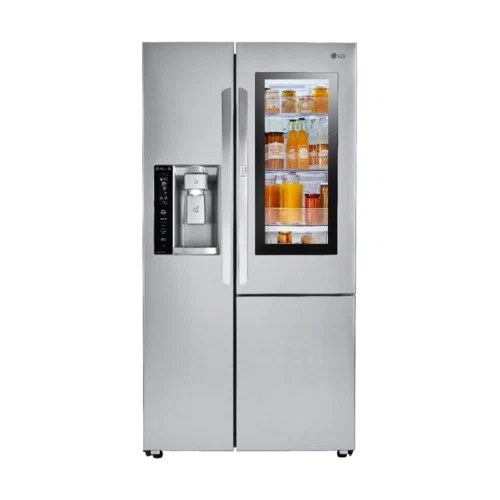 LG 21.7 Cu. Ft. Side-by-Side InstaView Door-in-Door Counter-Depth Smart Wi-Fi Refrigerator