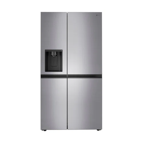 LG 27 cu. ft. Side-by-Side Refrigerator with Smooth Touch Ice Dispenser ...