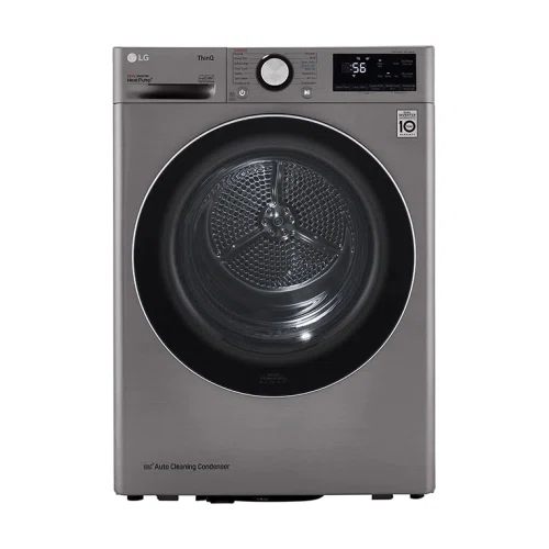 LG 4.2 cu.ft. Smart wi-fi Enabled Compact Front Load Dryer with Dual Inverter HeatPump Technology