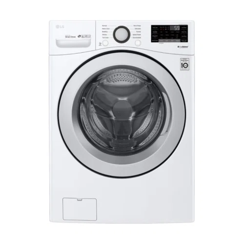 LG 4.5 Cu. Ft. High Efficiency Stackable Smart Front-Load Washer with 6Motion Technology