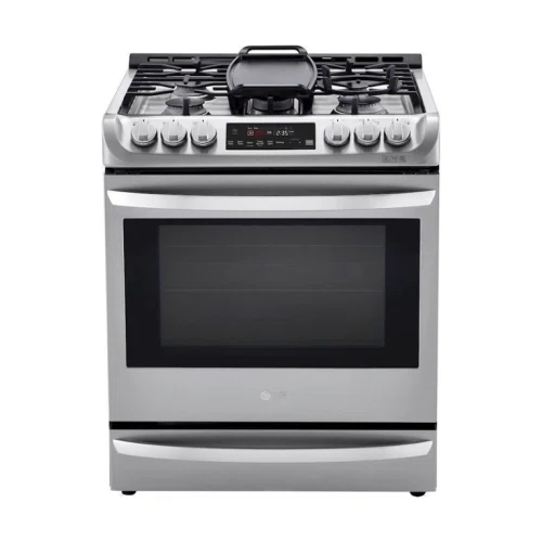 LG 6.3 Cu. Ft. Self-Cleaning Slide-In Dual Fuel Range with ProBake Convection