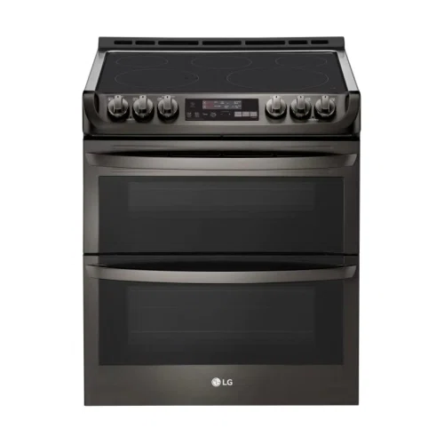 LG 7.3 cu. ft. Smart wi-fi Enabled Electric Double Oven Slide-In Range with ProBake Convection and EasyClean