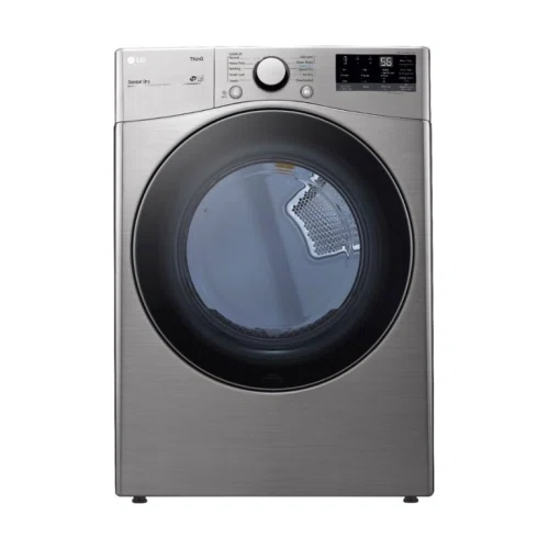 LG 7.4 cu. ft. Ultra Large Capacity Smart wi-fi Enabled Front Load Gas Dryer with Built-In Intelligence