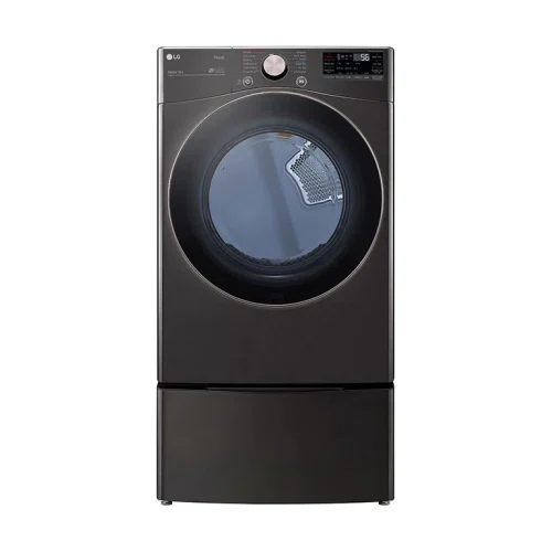 LG 7.4 cu. ft. Ultra Large Capacity Smart wi-fi Enabled Front Load Gas Dryer with TurboSteam and Built-In Intelligence DLGX4001B