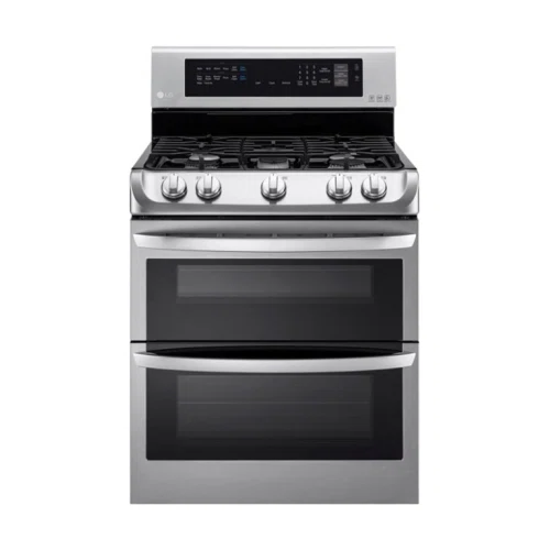 LG 6.9 cu. ft. Gas Double Oven Range with ProBake Convection