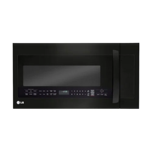 LG Matte Black Stainless Steel 2.0 cu.ft. Over-the-Range Microwave Oven with EasyClean