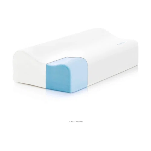 Linenspa Gel Memory Foam Contour Pillow