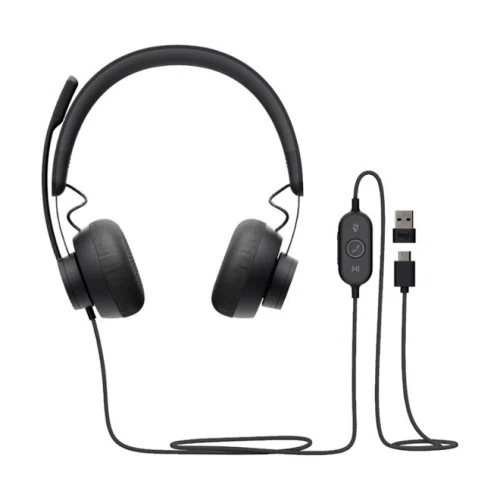 Logitech Zone 750 Wired Noise Canceling Over-Ear Headset