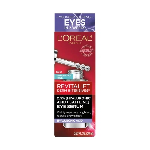 L'Oreal Revitalift Derm Intensives Hyaluronic Acid + Caffeine Eye Serum