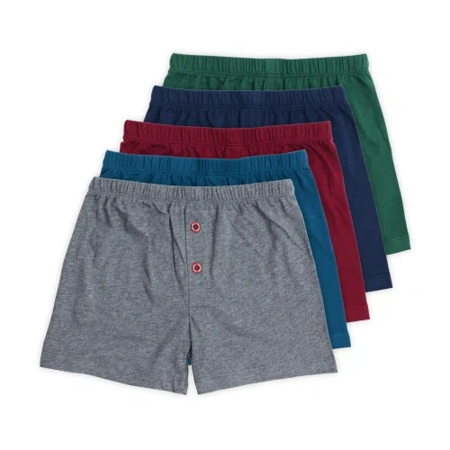 Lucky & Me Noah Boys Knit Boxers 5-Pack