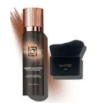 Luminess Beauty Airbrush Spray Full Coverage Body & Face Foundation with Buffing Brush