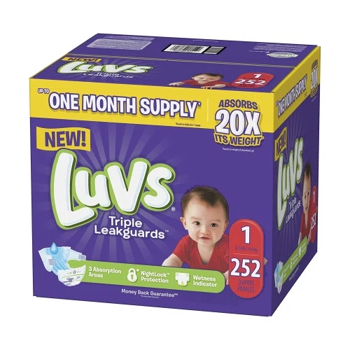 Luvs Newborn Ultra Leakguards Diapers
