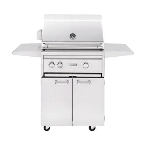 Lynx 27” Professional freestanding grill with 1 trident infraded burner and 1 ceramic burners and rotisserie (L27TRF)
