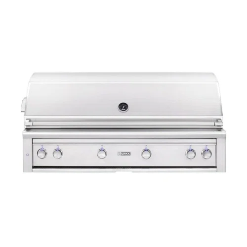 Lynx 54” Professional built-in grill with 1 trident infraded burner and 3 ceramic burners and rotisserie (L54TR)