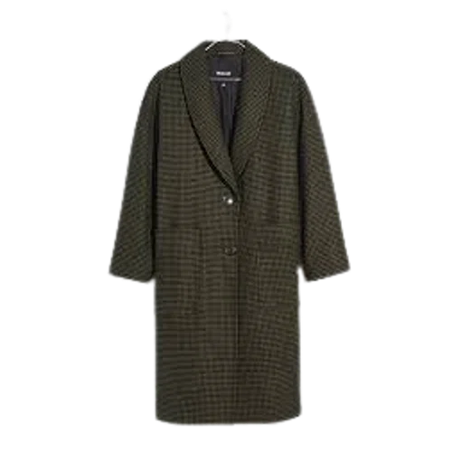 Madewell The Carlton Coat in Houndstooth