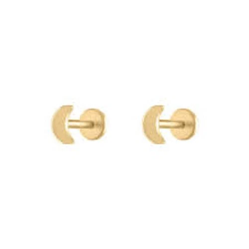 Maison Miru Classic Moon Nap Earrings