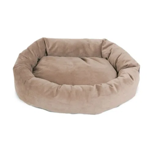 Majestic Pet Suede Bagel Dog Bed