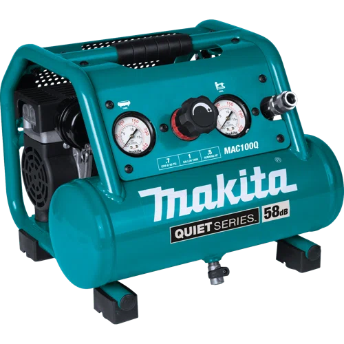 Makita Quiet Series 1/2 HP 1 Gallon Compact Oil‑Free Electric Air Compressor