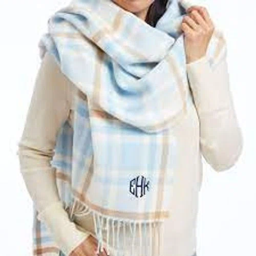 Mark and Graham Italian Plaid Blanket Scarf