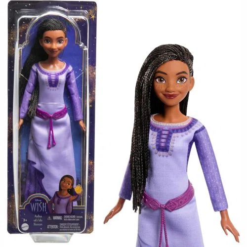 Mattel Disney's Wish Asha Of Rosas Posable Fashion Doll With Natural Hair