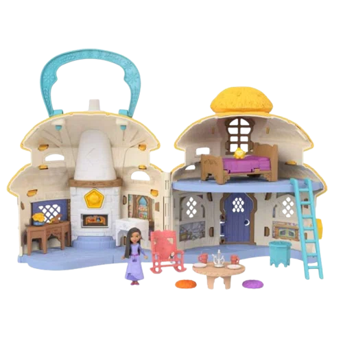 Mattel ​Disney's Wish Mini Doll & Dollhouse Playset