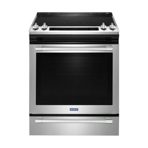 Maytag 6.4 Cu. Ft. Self-Cleaning Fingerprint Resistant Slide-In electric Convection Range