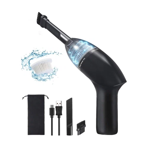 MECO Handheld Vacuum Keyboard Cleaner Cordless with LED Light
