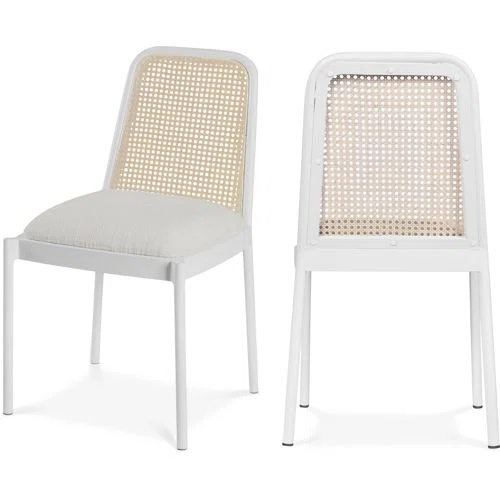 Meridian Furniture Atticus Boucle Fabric Dining Chair