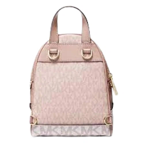 Michael Kors Rhea Mini Color-Block Logo Backpack