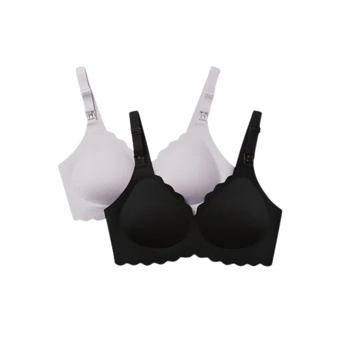 Momcozy Jelly Strip - Seamless Floral Push up Nursing Bra