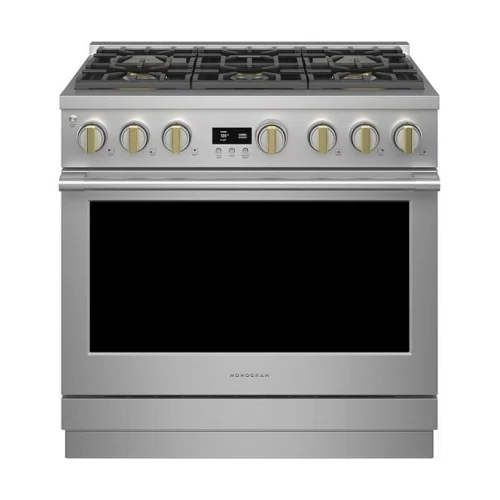 Monogram 5.7 Cu. Ft. Freestanding Dual Fuel Convection Range with Self-Clean, Built-In Wi-Fi, and 6 Burners