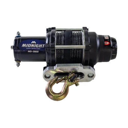 MotoAlliance VIPER Midnight 3000lb ATV/UTV Winch