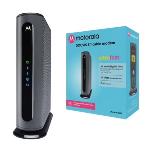 Motorola MB8611 Ultra-Fast DOCSIS 3.1 Cable Modem with 2.5Gb Ethernet