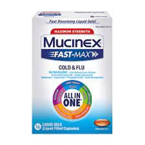 Mucinex Maximum Strength Fast-Max Cold & Flu (All-in-One) Liquid Gels