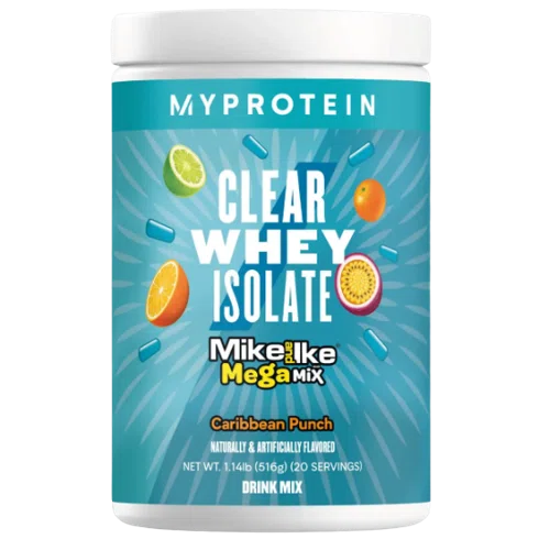 Myprotein Clear Whey Mike and Ike Flavors