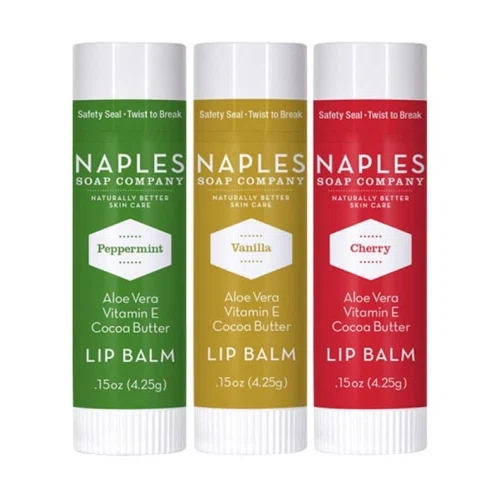 Naples Soap Lip Balm Trio