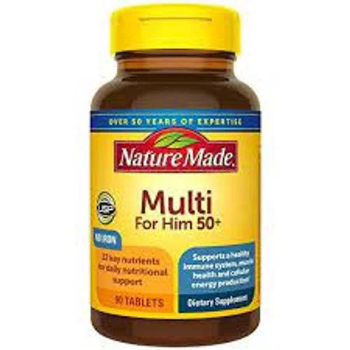 Nature Made Men's Multivitamin 50+ Tablets