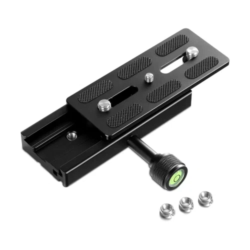 Neewer 120mm Quick Release Plate with Clamp Adapter