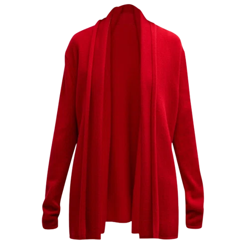 Neiman Marcus Cashmere Basic Open Cardigan