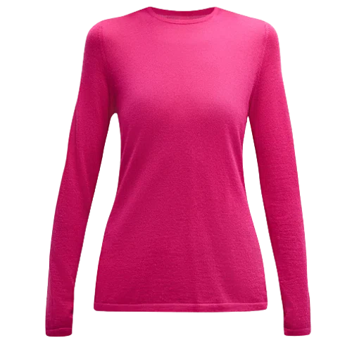 Neiman Marcus Cashmere Superfine Crewneck Top