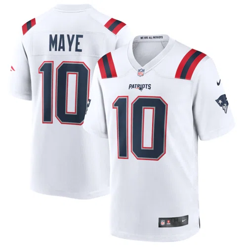 New England Patriots Men's Nike Drake Maye Jersey