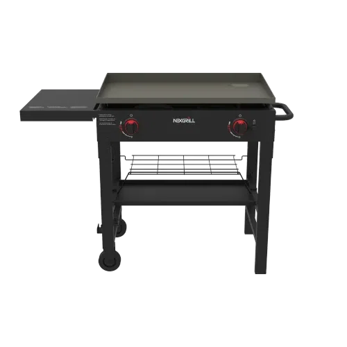 Nexgrill 2-Burner Propane Gas Grill with Griddle Top