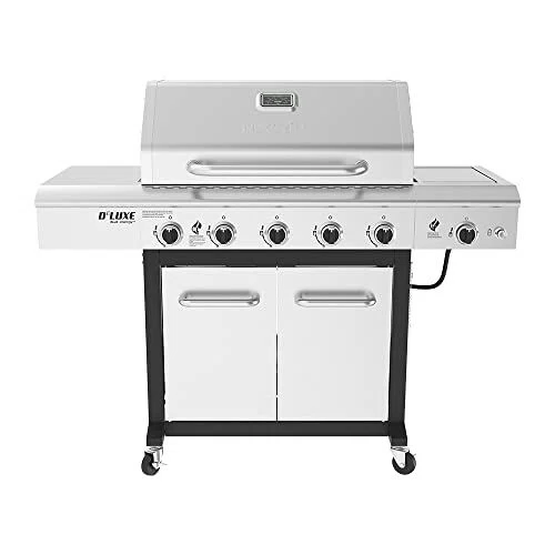 Nexgrill 5-Burner Propane Gas Grill with Searing Side Burner