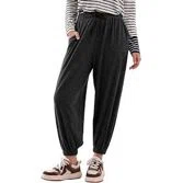 NTG Fad High Waisted Casual Wide Leg Sweatpants with Pockets