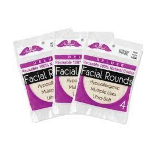 NuAngel Reusable 100% Cotton Facial Rounds